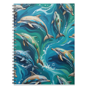 Cuaderno Delfines nadan