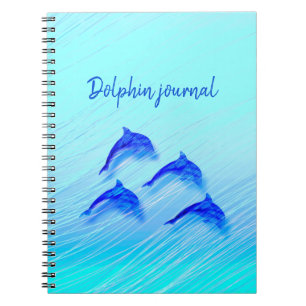Cuaderno delfines saltando