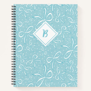 Cuaderno Delicados arcos de coqueta azul