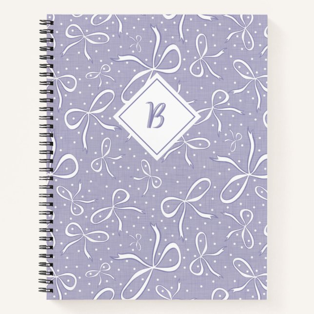 Cuaderno Delicados arcos de coqueta púrpura (Anverso)