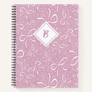 Cuaderno Delicados arcos de coqueta rosa