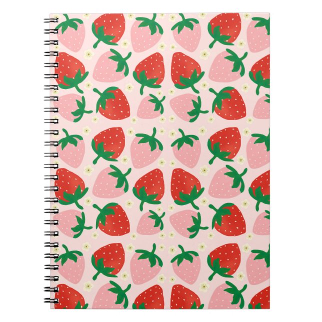 Cuaderno Delicias Dulces de Frutas  Rosa Suave (Frente)