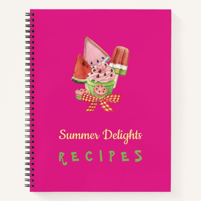 Cuaderno Delicios de verano (Anverso)