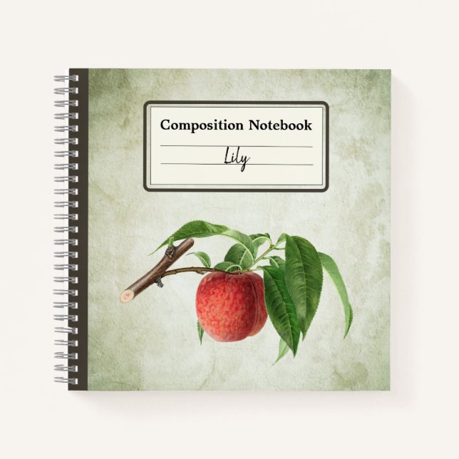 Cuaderno Deliciosa enseñanza en una sucursal personalizada (Anverso)