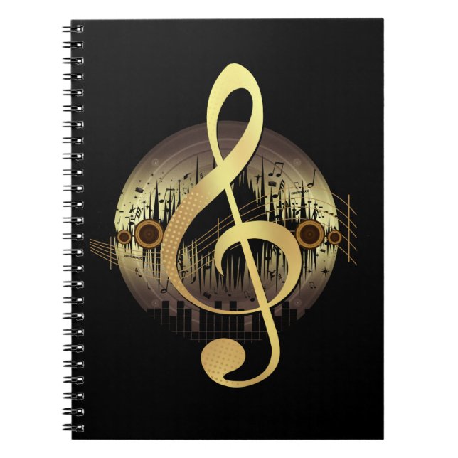 Cuaderno Deliciosa Tune - Oro (Frente)