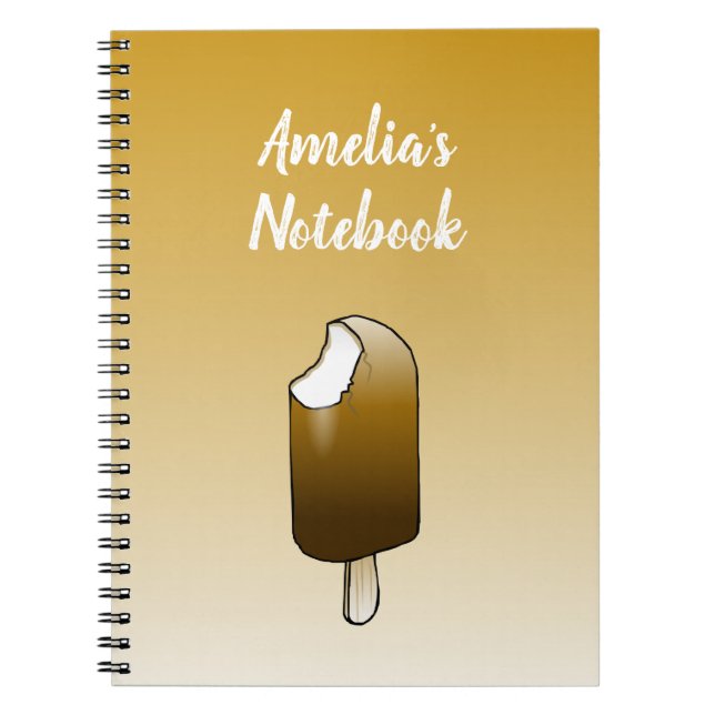 Cuaderno Delicioso helado de vainilla (Frente)