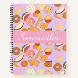Cuaderno Delicioso Pan Dulce mexicano de pan dulce