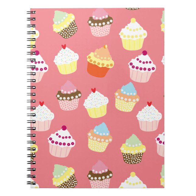 Cuaderno Deliciosos pasteles de cumpleaños decorados (Frente)