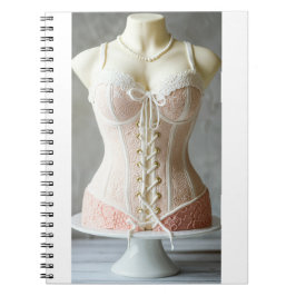 Cuaderno delicious bustier cake and sugar paste