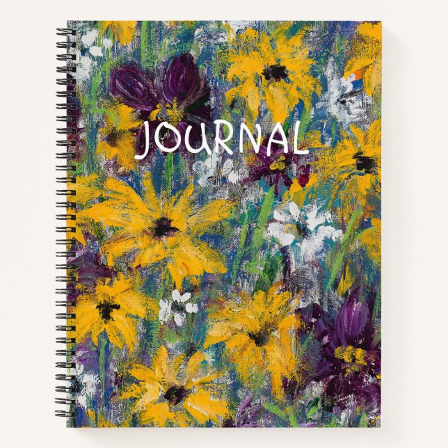 Cuaderno Delight Floral Day Journal - Salmo 37:4 (Anverso)