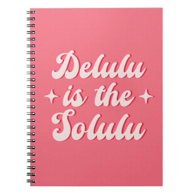 Cuaderno Delulu Es El Solulu (Frente)