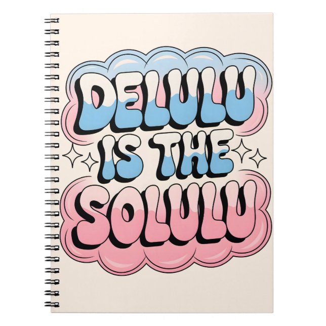 Cuaderno Delulu es el Solulu (Frente)