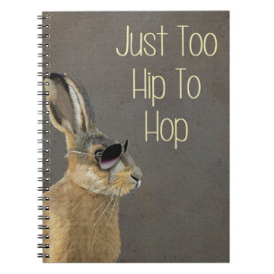 Cuaderno Demasiado cadera para aguantar gris