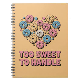 Cuaderno Demasiado Dulce para Manejar | Niños Donut