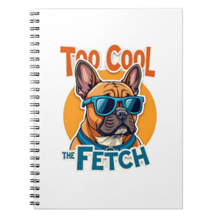 Cuaderno Demasiado genial para buscar Bulldog Francés Gafas