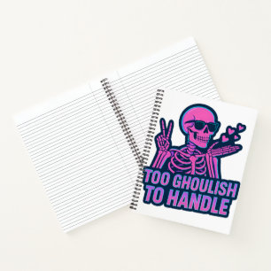 Cuaderno Demasiado Gusano Para Manejar - Guay Skeleton Humo