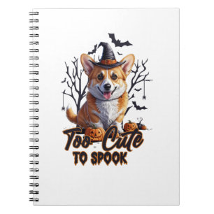 Cuaderno Demasiado Lindo Para Asustar Camiseta Divertida De
