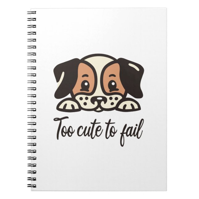 Cuaderno Demasiado lindo para fallar (Frente)