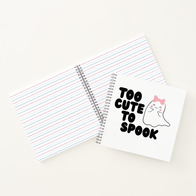 Cuaderno Demasiado lindo para hablar con el bloc de notas d (Interior)