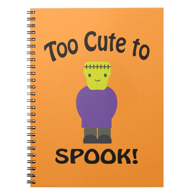 Cuaderno Demasiado lindo para hablar - Frankenstein (Frente)