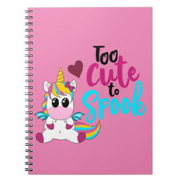 Cuaderno Demasiado lindo para hablar unicornio