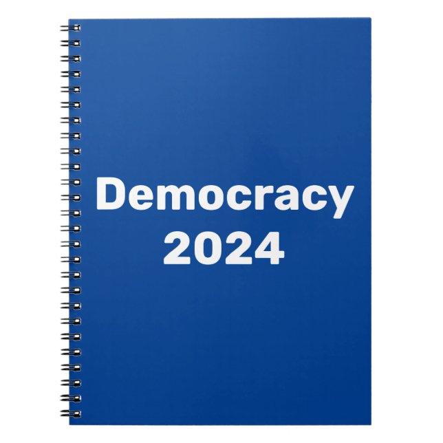 Cuaderno Democracia 2024 Elecciones Presidenciales (Frente)