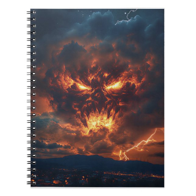Cuaderno Demonio de la Tormenta Infernal (Frente)