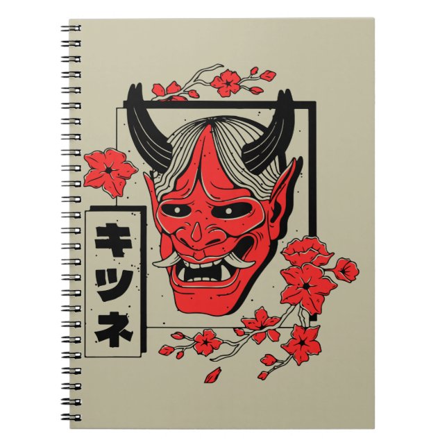 Cuaderno demonio japonés (Frente)