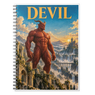 Cuaderno Demonio, Monstruo de Fantasía Gótica