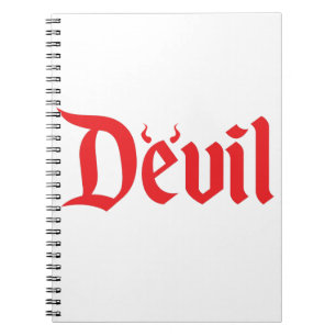 Cuaderno Demonio rojo