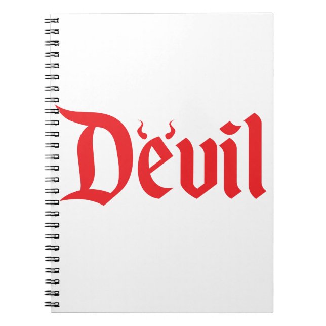 Cuaderno Demonio rojo (Frente)