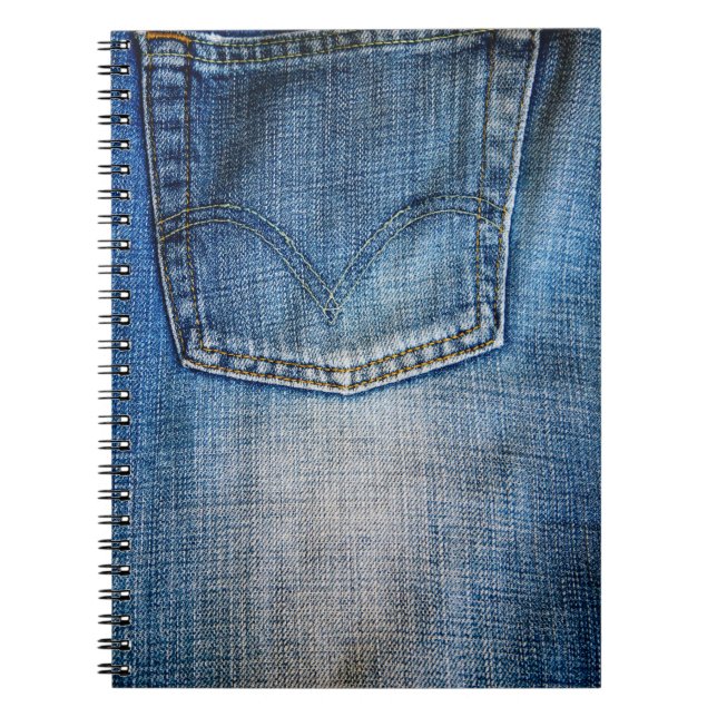 Cuaderno Denim azul (Frente)