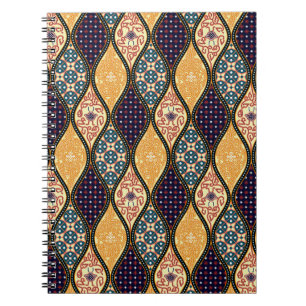 Cuaderno Denim Blue Art Nouveau: sin foco