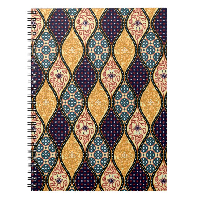 Cuaderno Denim Blue Art Nouveau: sin foco (Frente)