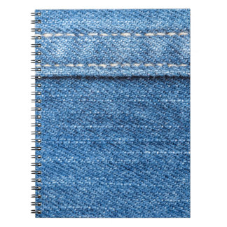 Cuaderno Denim Blue: Textura clásica de jeans.
