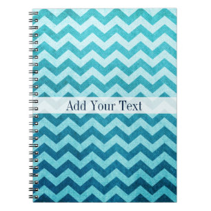 Cuaderno Denim Chevron por Shirley Taylor