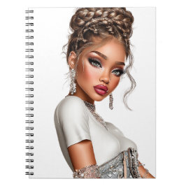 Cuaderno  Denim Corset Glam Girl Spiral Photo Notebook