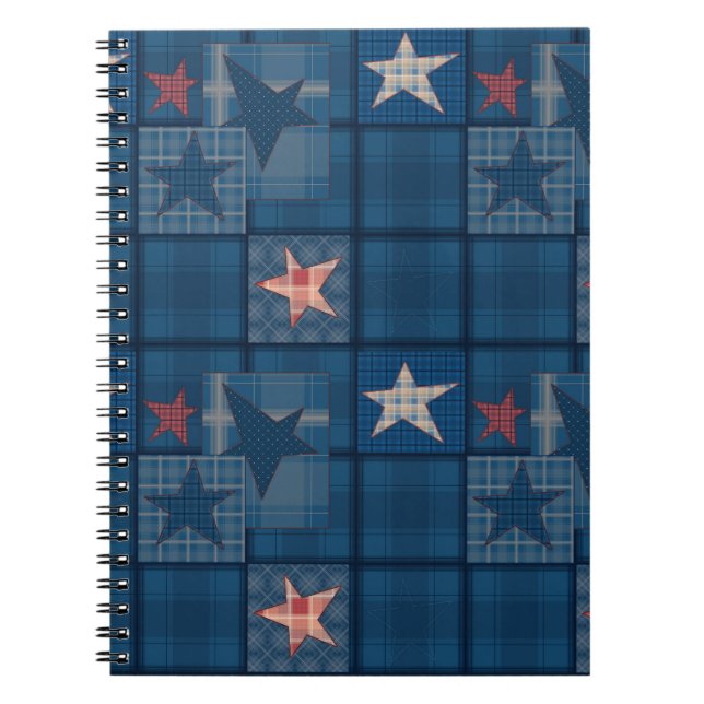 Cuaderno Denim patchwork (Frente)
