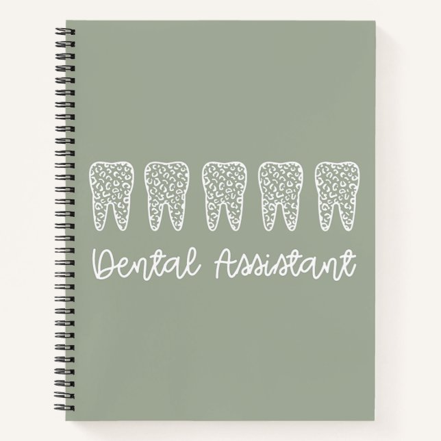 Cuaderno Dental Assistant | Gifts for Assistant Dentist (Anverso)