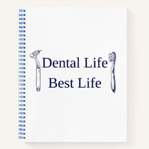 Cuaderno Dental Life Best Life Dentista Divertid