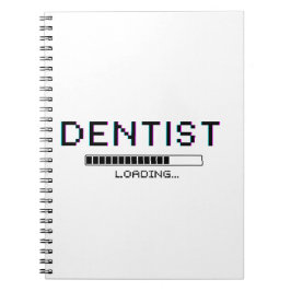 Cuaderno Dentist Loading Glitch Pixel Humor