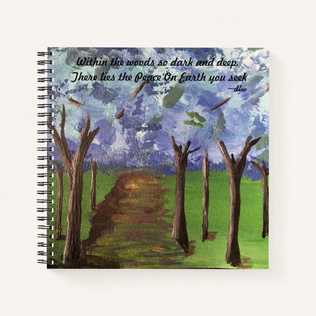 Cuaderno Dentro de los bosques (Anverso)