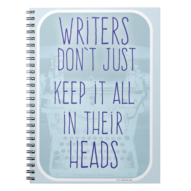 Cuaderno Dentro de una cabeza del escritor (Frente)