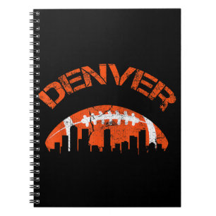 Cuaderno Denver Colorado Ciudad Estado Aficionados Fútbol V