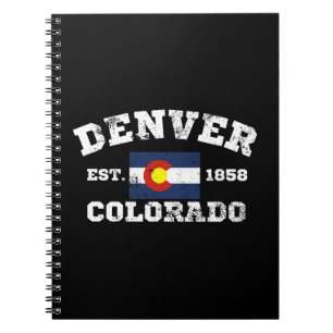 Cuaderno Denver Colorado Retro Vintage