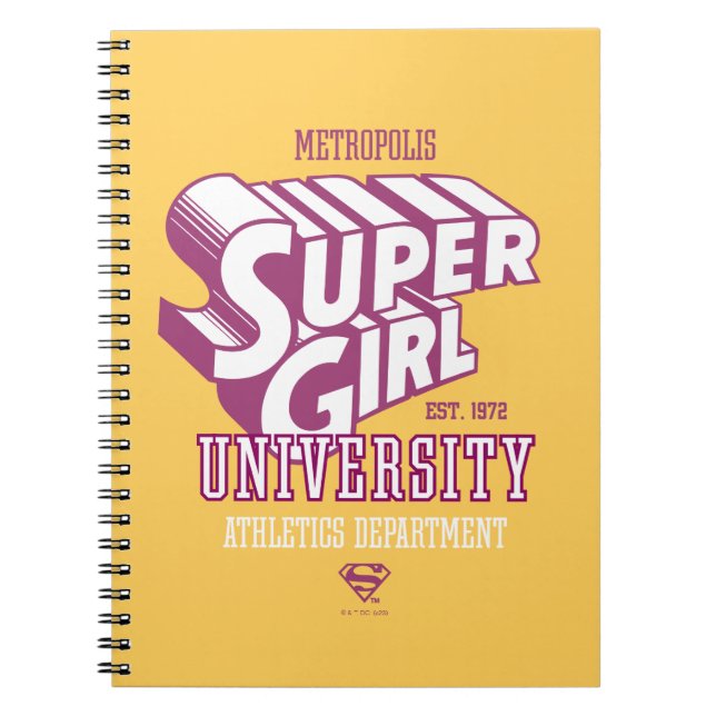 Cuaderno Departamento de Atletismo de la Superchica Metropo (Frente)