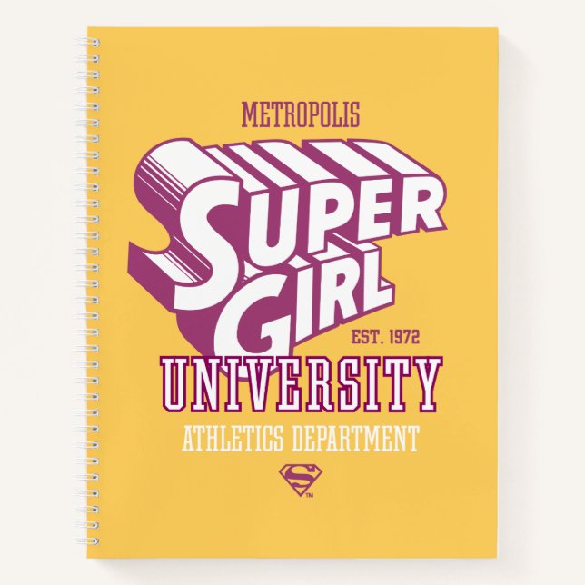 Cuaderno Departamento de Atletismo de la Superchica Metropo (Anverso)