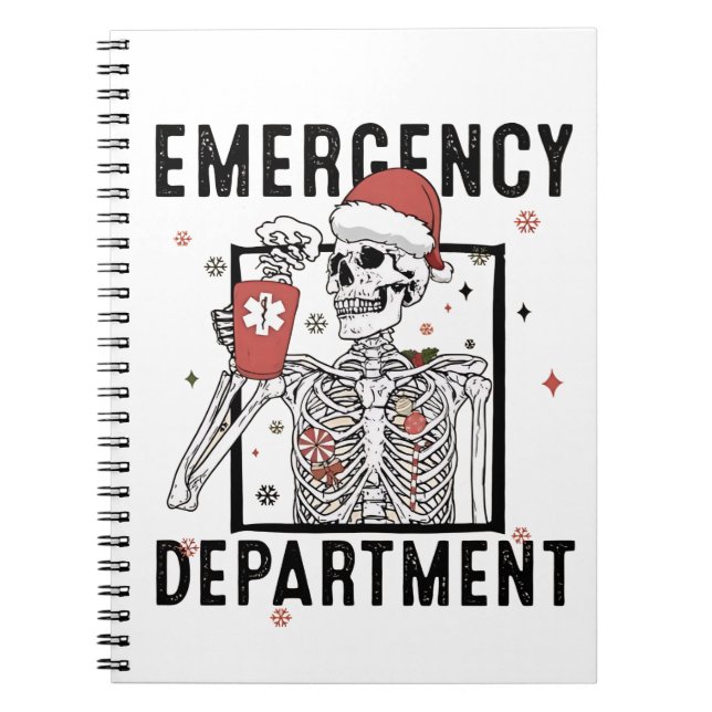 Cuaderno Departamento de Emergencia Skeleton Enfermería Caf (Frente)