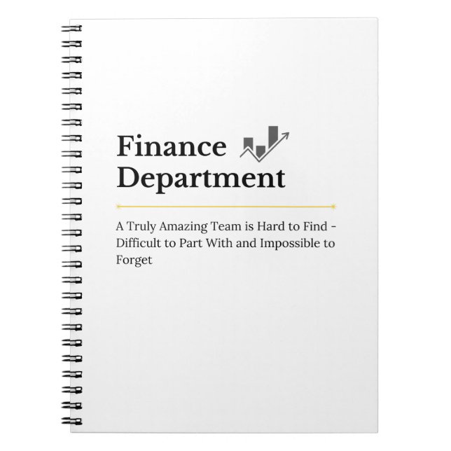 Cuaderno Departamento de Finanzas  (Frente)
