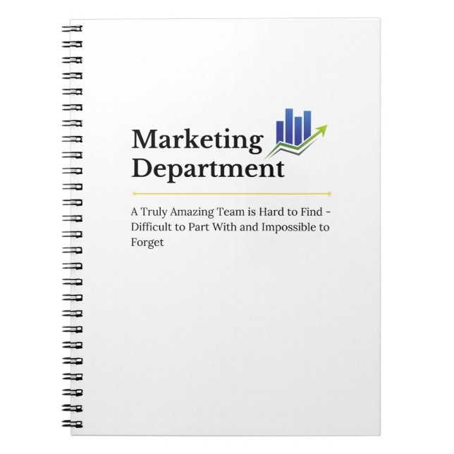 Cuaderno Departamento de Marketing (Frente)